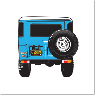 Landcruiser Backside Posters and Art